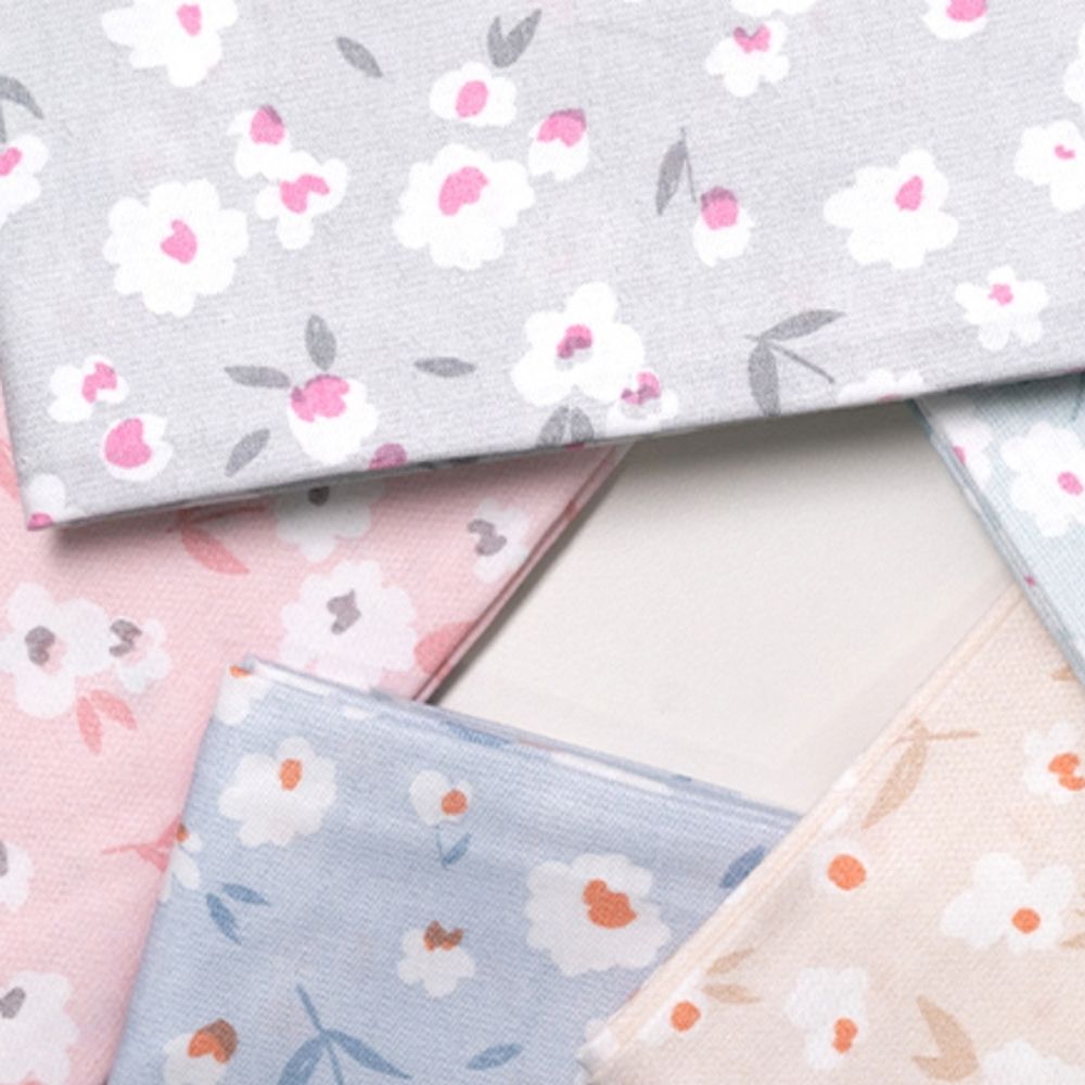 퀼트 면 원단 플라워 145cm X 90cm 5종