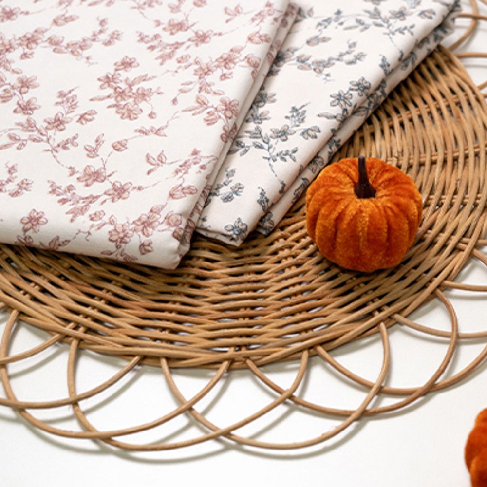 면 원단 꽃무늬 145cmX90cm