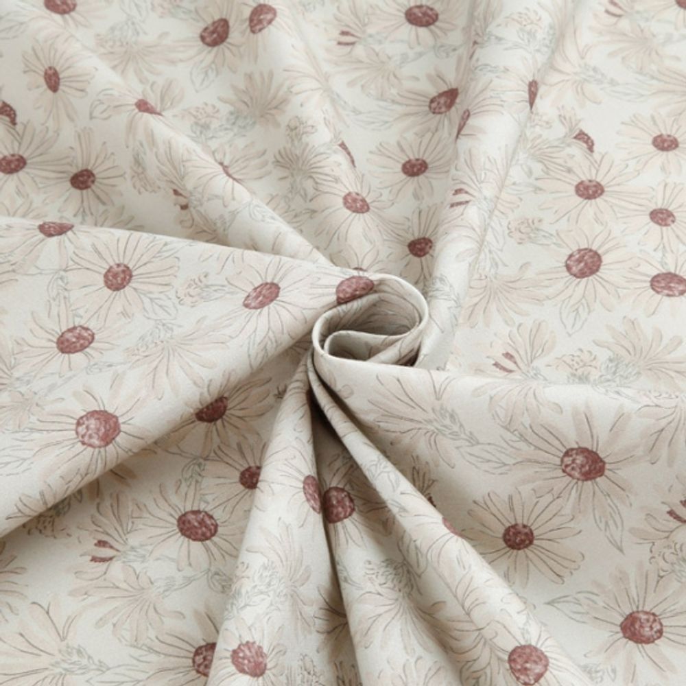 퀼트 면 원단 플라워 가로106cmX세로90cm