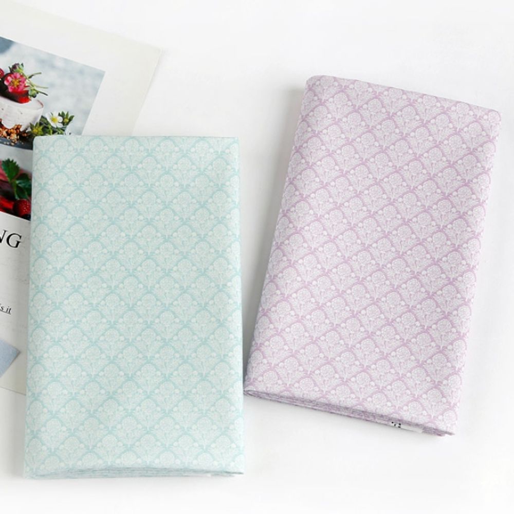 면 원단 은은한 패턴 가로106cmX세로90cm