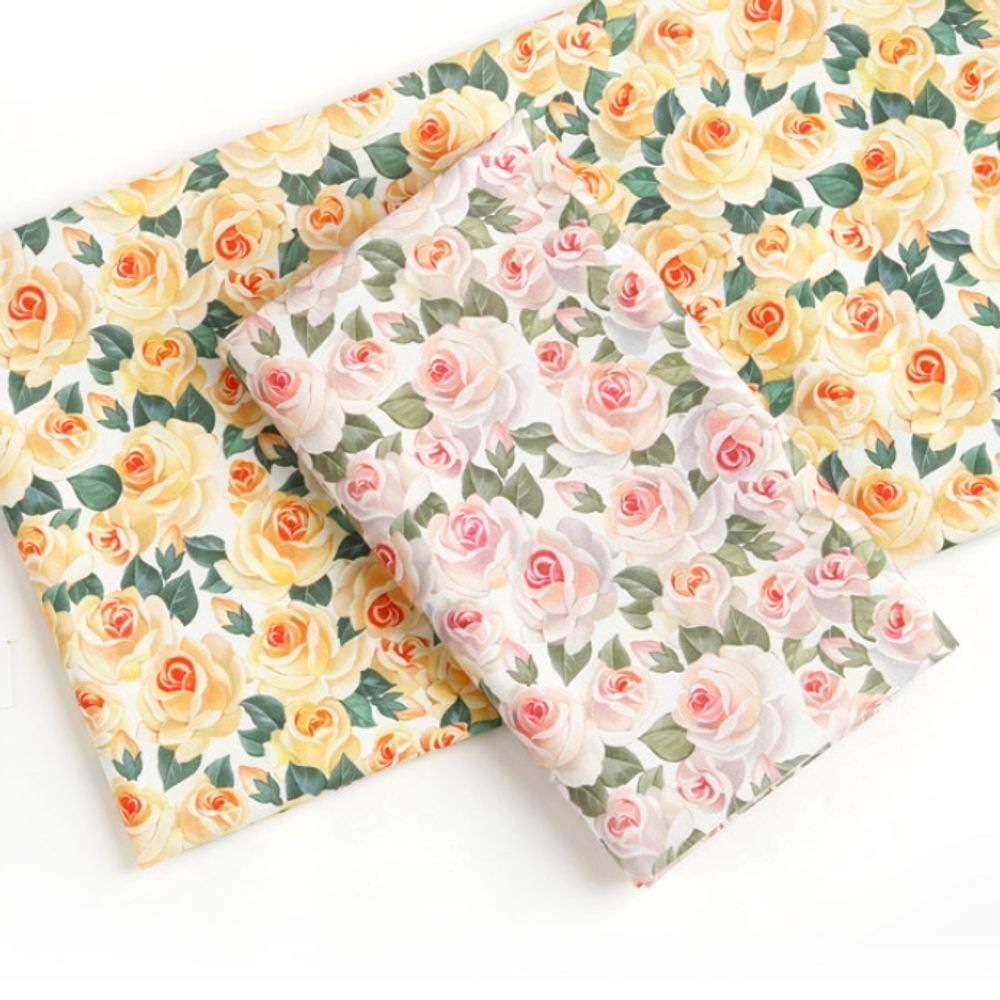 면 원단 플라워 가로106cmX세로90cm