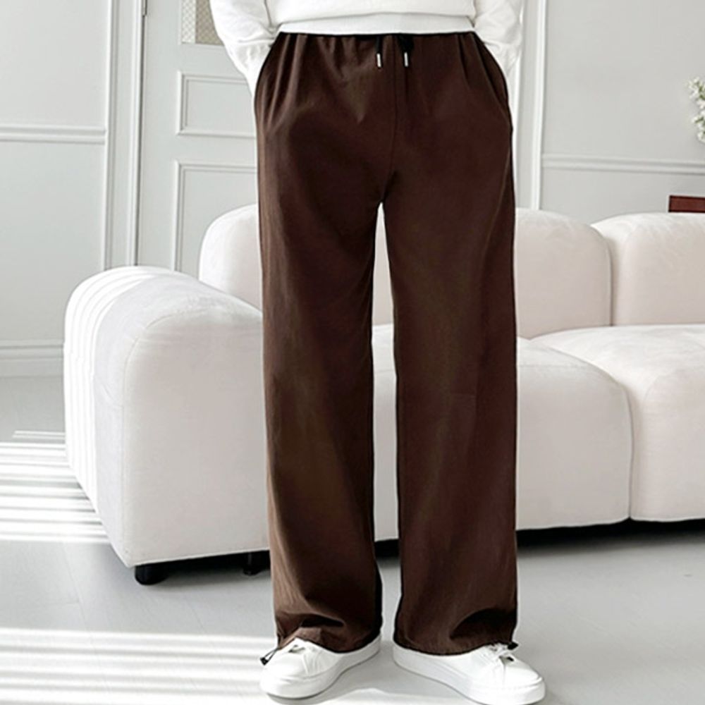 남자 운동복 트레이닝 팬츠 츄리닝 밴딩 조거 와이드 바지