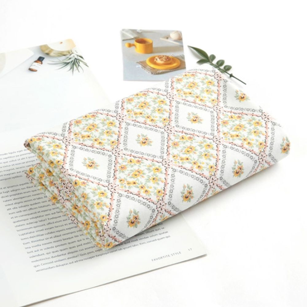 퀼트 면 원단 가든 가로106cmX세로90cm