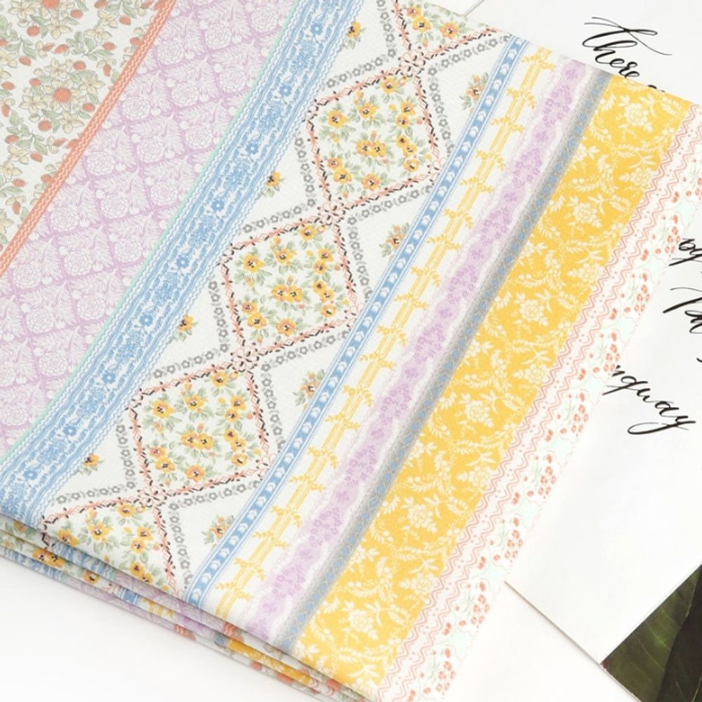 면 원단 패턴 가로106cmX로90cm