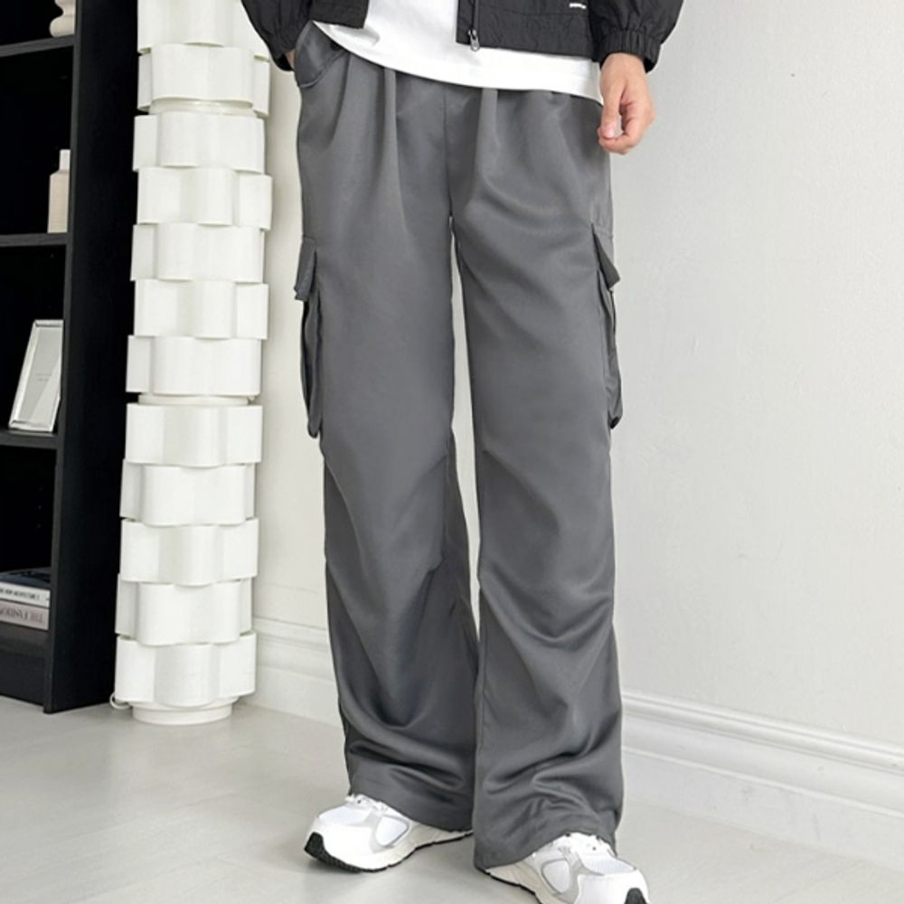 남자 츄리닝 운동복 트레이닝 카고 팬츠 와이드 조거 바지