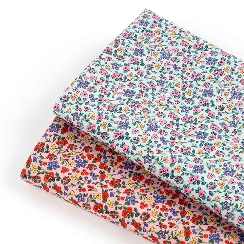 퀼트 면 원단 미니 플라워 가로106cmX세로90cm