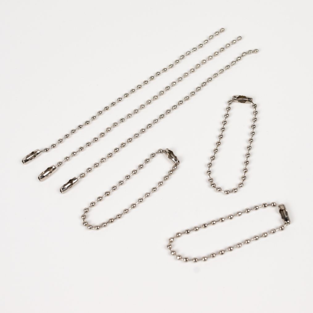 실버 키링 실버 볼체인 DIY 열쇠고리 체인줄 키링줄 12cm