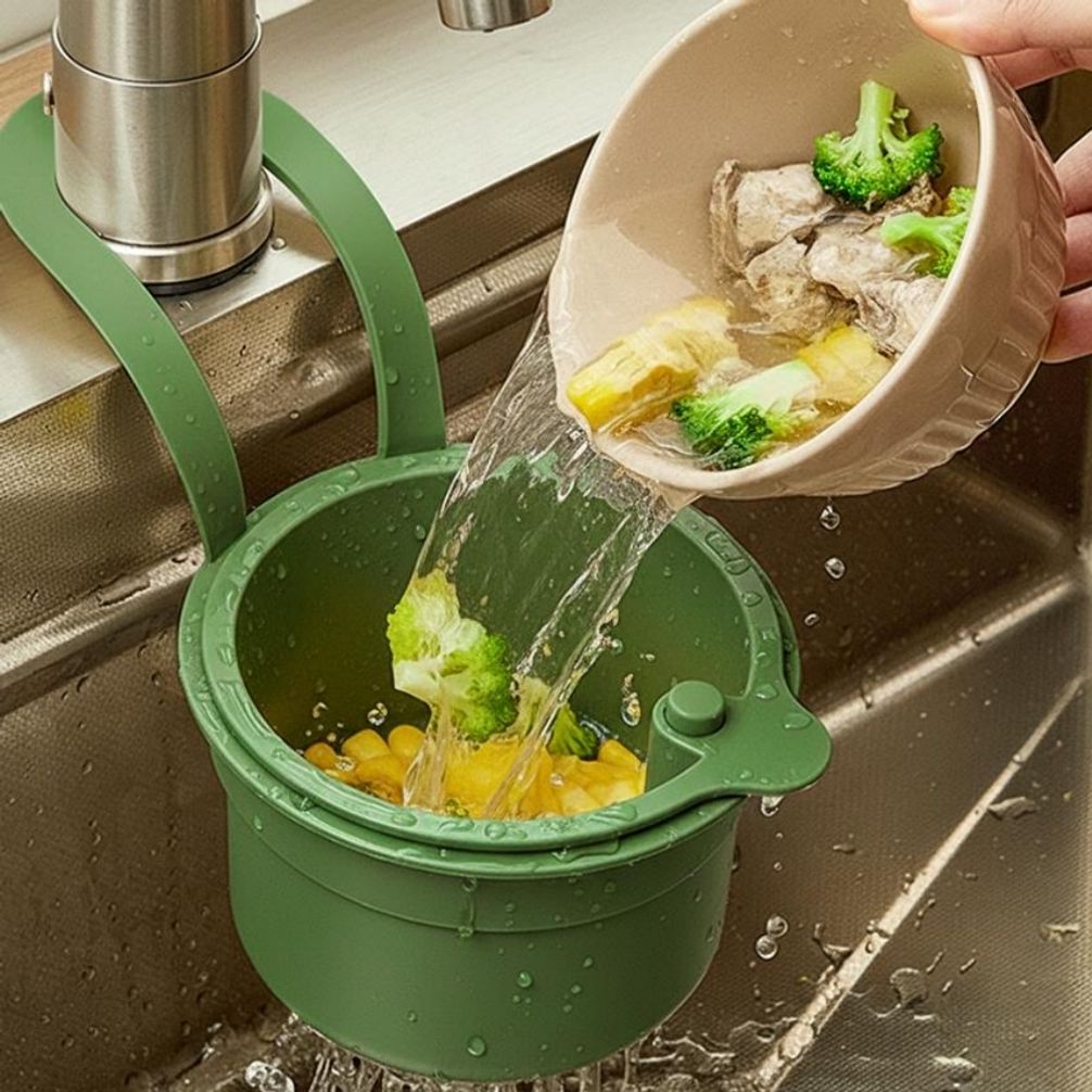 잔솔 음식물 쓰레기 거름망 원터치 배수구망 싱크대