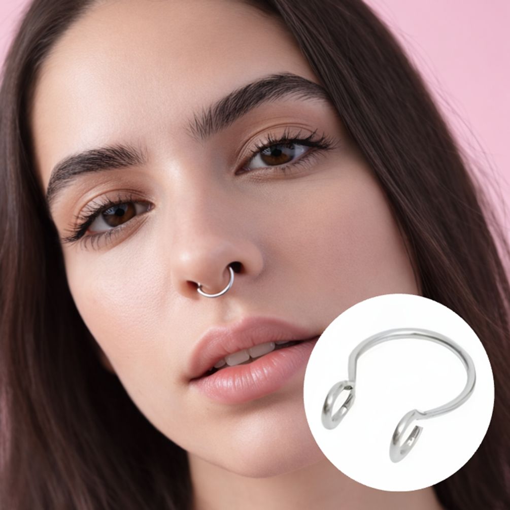 코피어싱 페이크 코뚜레 코찌 뚫지않는 남자 여자 피어씽 주얼리 악세서리