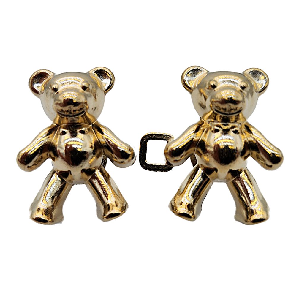 바지 허리 줄임 곰돌이 DIY 디자인 요술 단추 금색