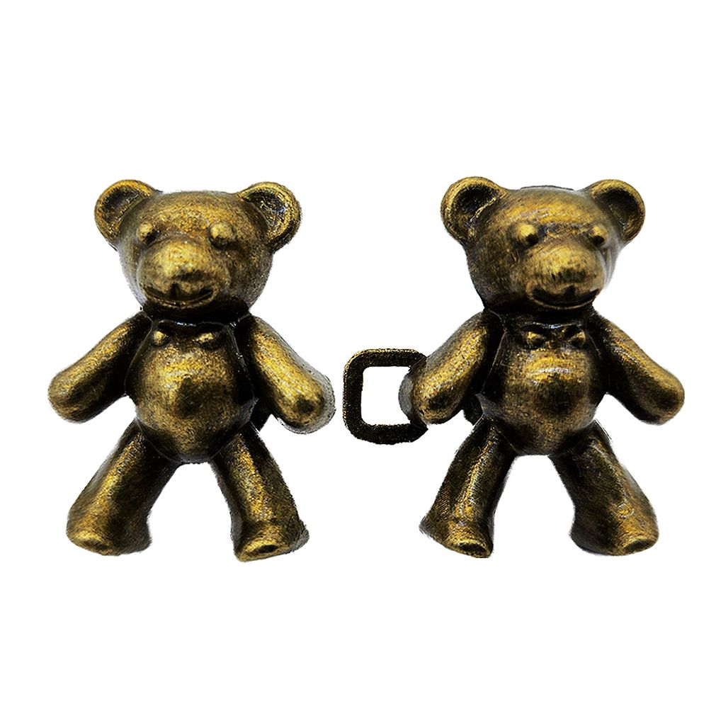 바지 허리 줄임 곰돌이 DIY 디자인 요술 단추 동색