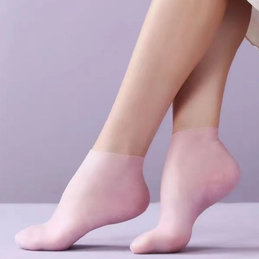 발각질 실리콘 보습 발팩 양말 덧신