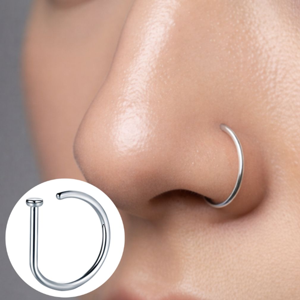 안뚫는 페이크 코 피어싱 가짜 코찌 페이크 피어씽 남자 여자 써지컬 액세서리