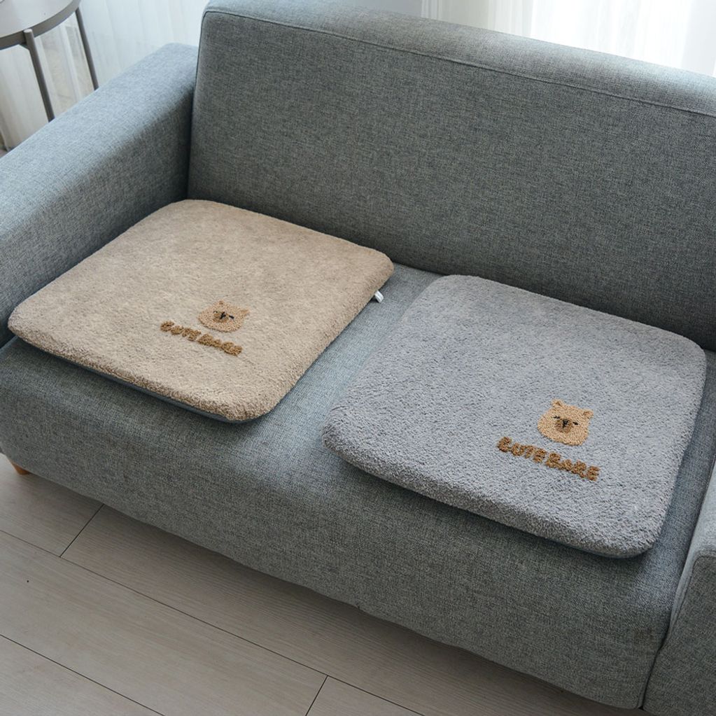 곰돌이 라텍스 방석 쫀쫀폭신 고밀착 방석