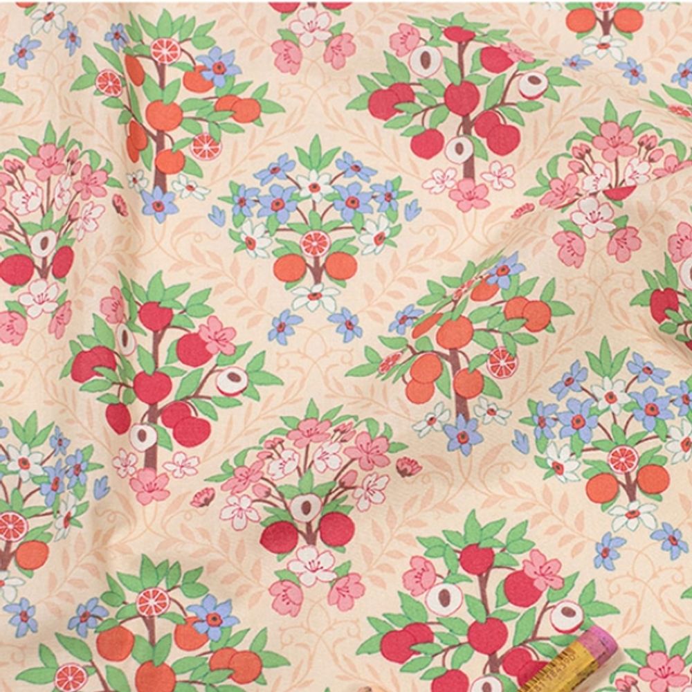 퀼트 만들기재료 원단 면20수 오렌지