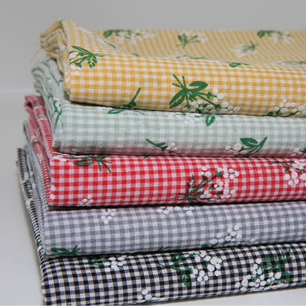 퀼트 만들기재료 원단 체크