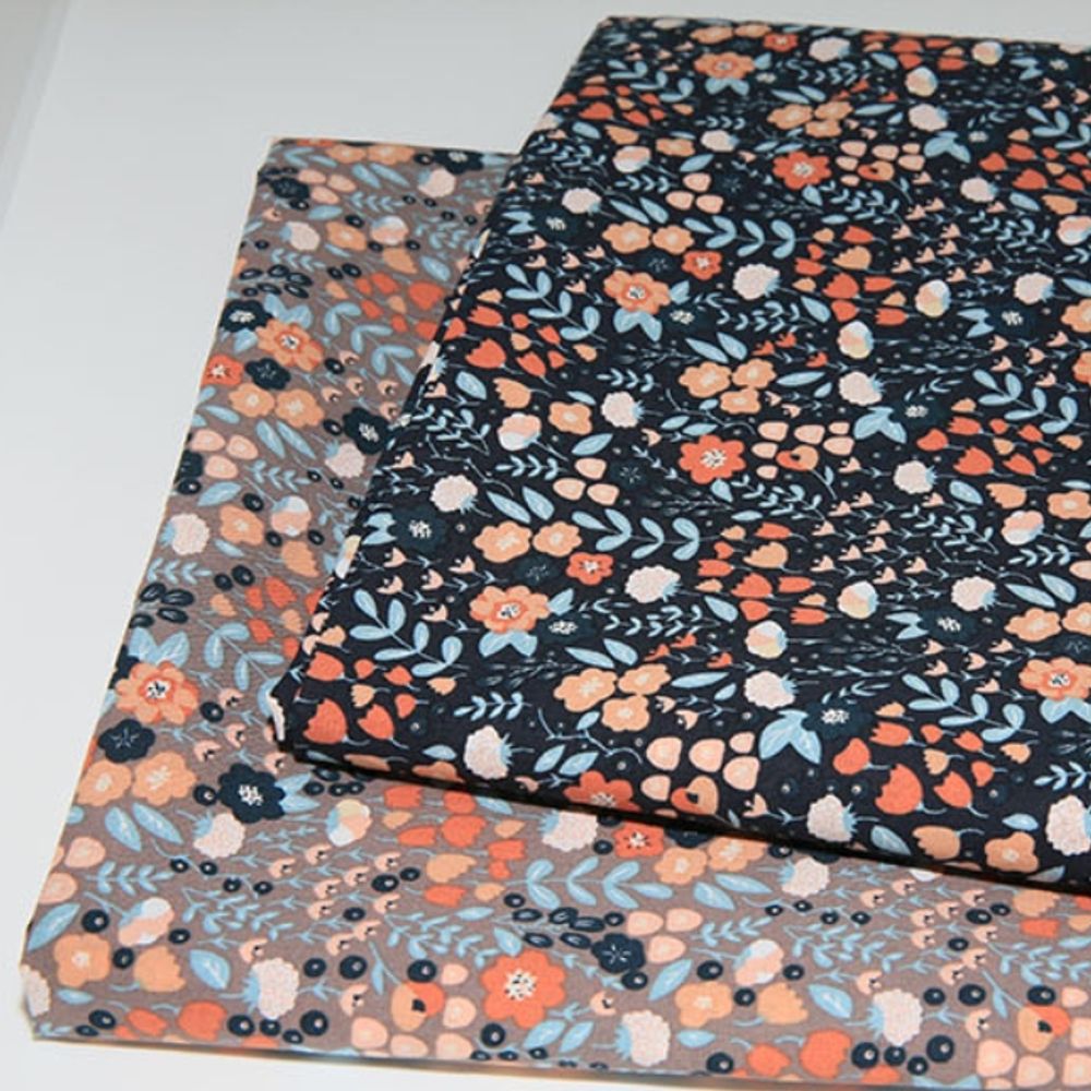 퀼트 만들기재료 면40수 원단 플라워