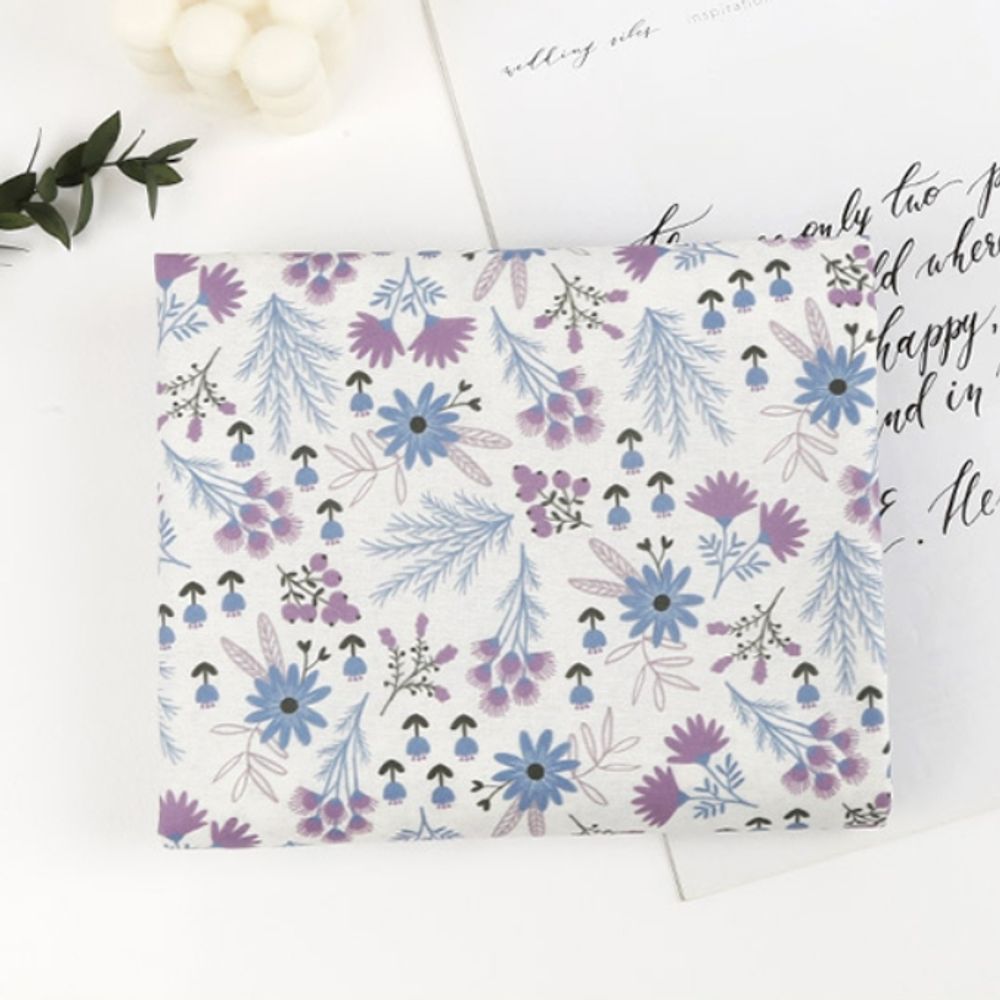 퀼트 만들기재료 원단 면20수 sky purple