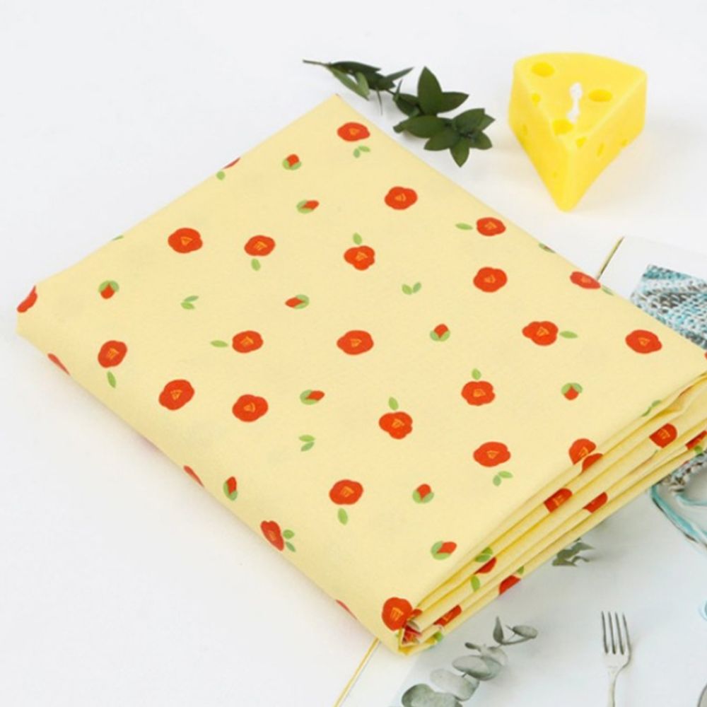 퀼트 만들기재료 원단 면20수 동백 옐로우