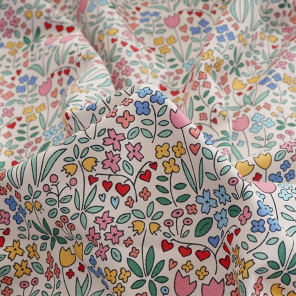 면20수 면20수 잔잔한 꽃