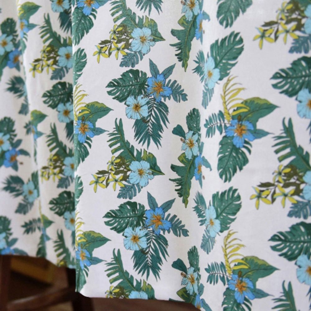 면20수 퀼트 만들기재료 원단 플라워 블루