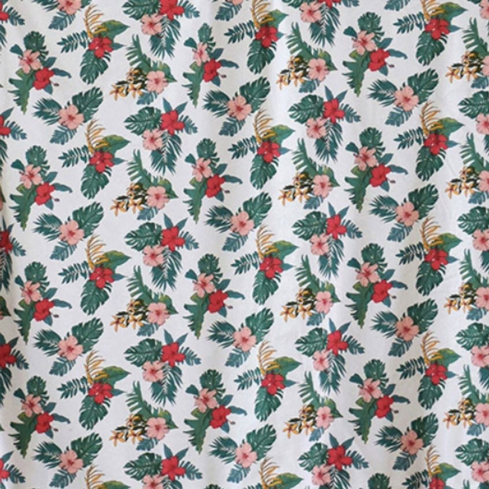 퀼트 만들기재료 원단 20수 플라워 핑크