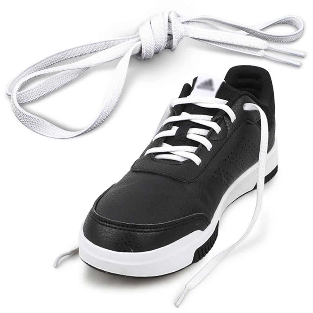 탄력 신발끈 2P 흰색 운동화끈 탄성 납짝 색깔 끈