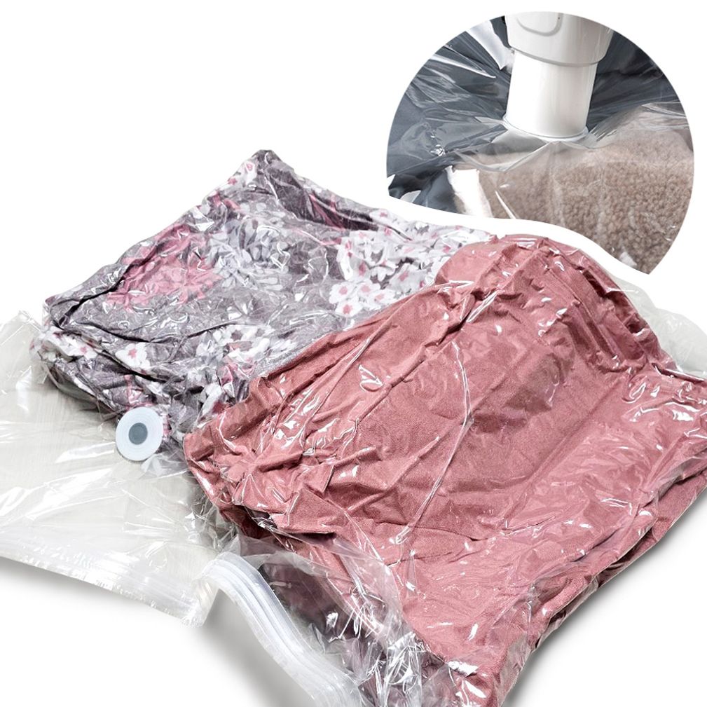 이불 압축팩 86x90 2p 진공 포장 의류 옷 지퍼백 백