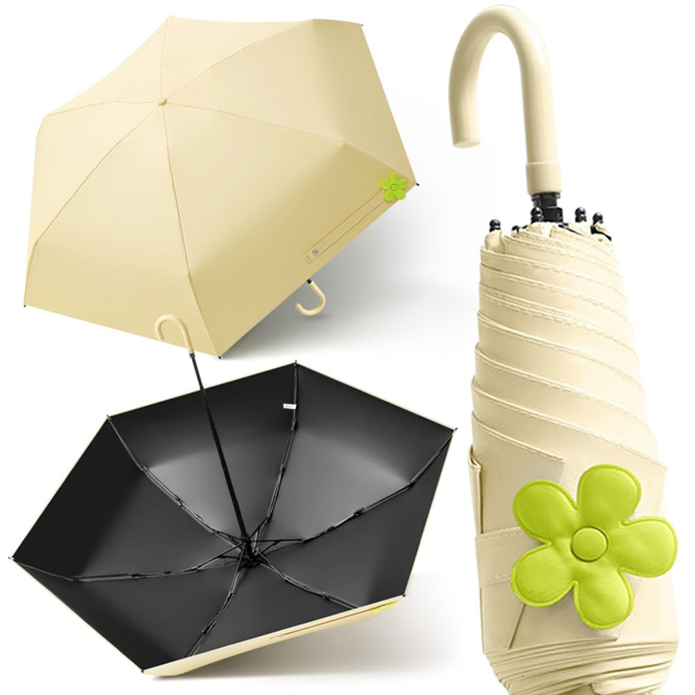 UPF 50+ 초경량 미니 암막 우산 레몬 양산 양우산