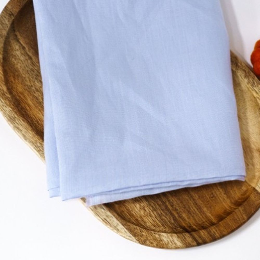 린넨 21수 무지 퀼트 만들기 원단 블루