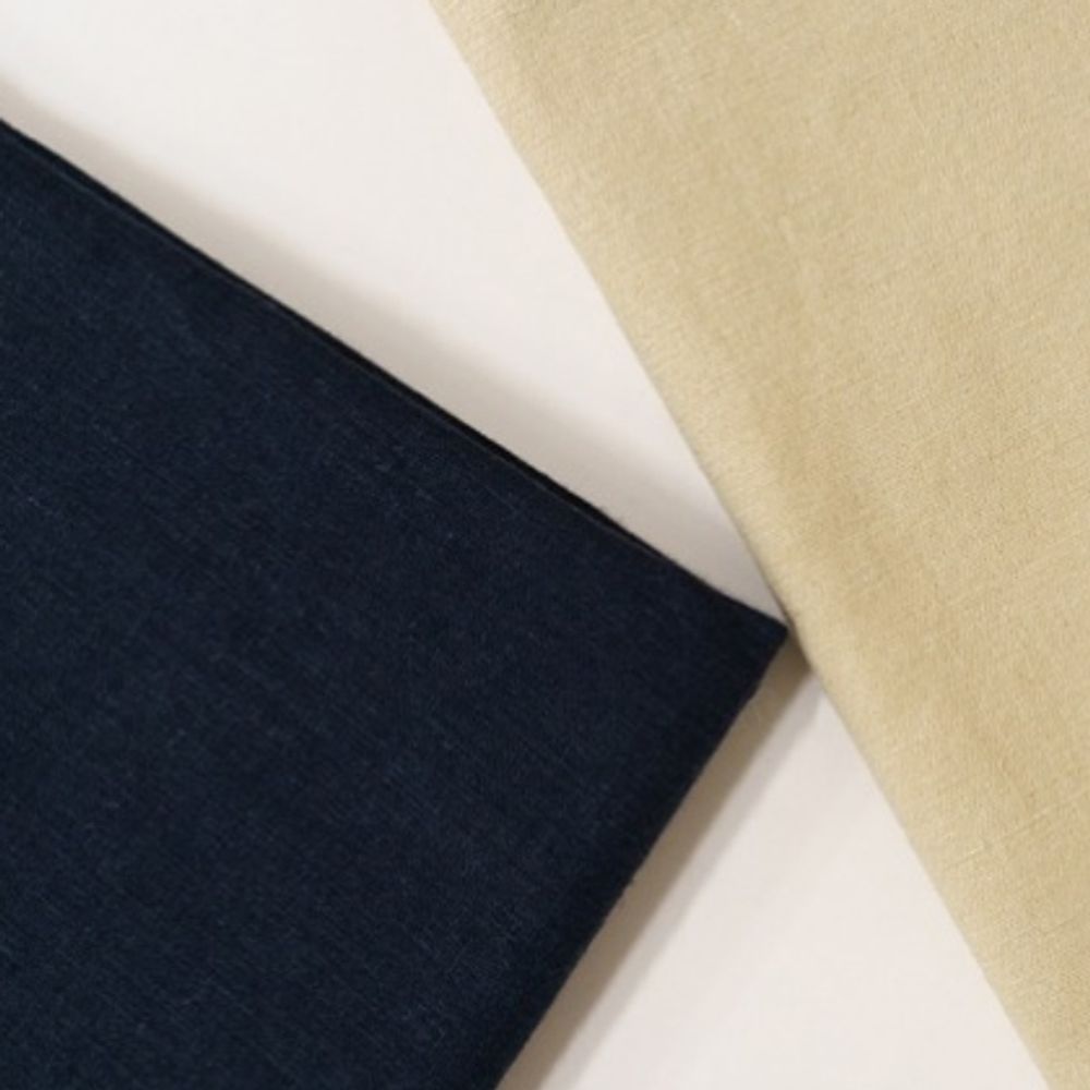 린넨 10수 스판 퀼트 만들기 원단 무지 2종