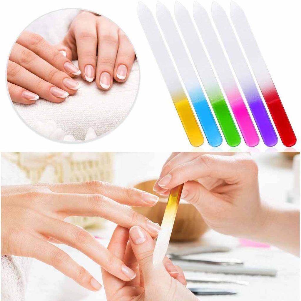 글라스 네일파일 손톱정리용 6컬러