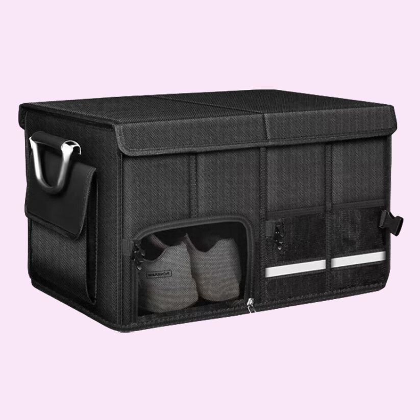 접이식 트렁크 정리함 깔끔 심플 박스 그물 적재함