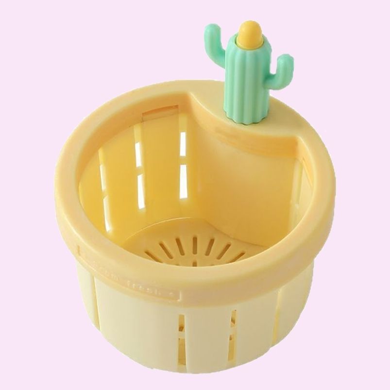 주방 싱크대 원터치 거름방 선인장 음식물 개수대