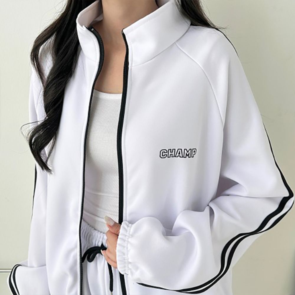 트레이닝 남녀공용 베이직 집업 자켓