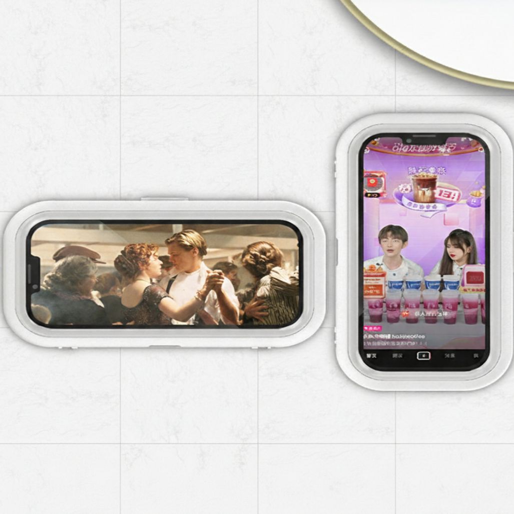 최신형 신축형 화장실 핸드폰 거치대 접이식 절약공간