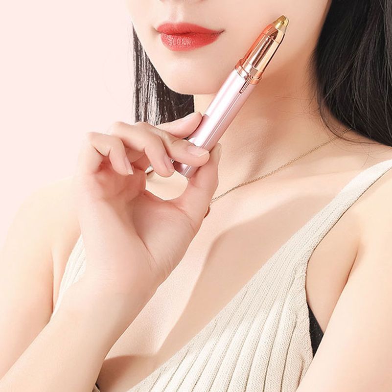 쉽고 빠른 전동 눈썹제모기 솜털 면도기 트리머 분리세척 가능