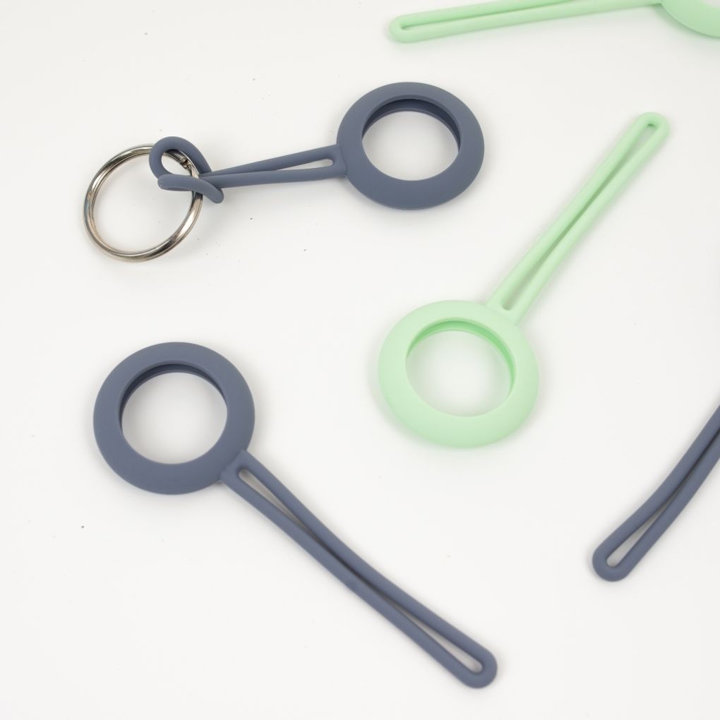 분실방지 에어태그 케이스 실리콘 걸이 홀더 키링