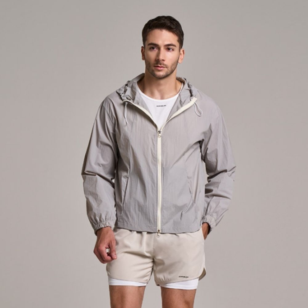 스포츠 남자 후드 바람막이 남성 등산 트레이닝 츄리닝 상의