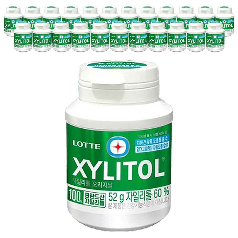 롯데 자일리톨 오리지날 용기 52g x 24개