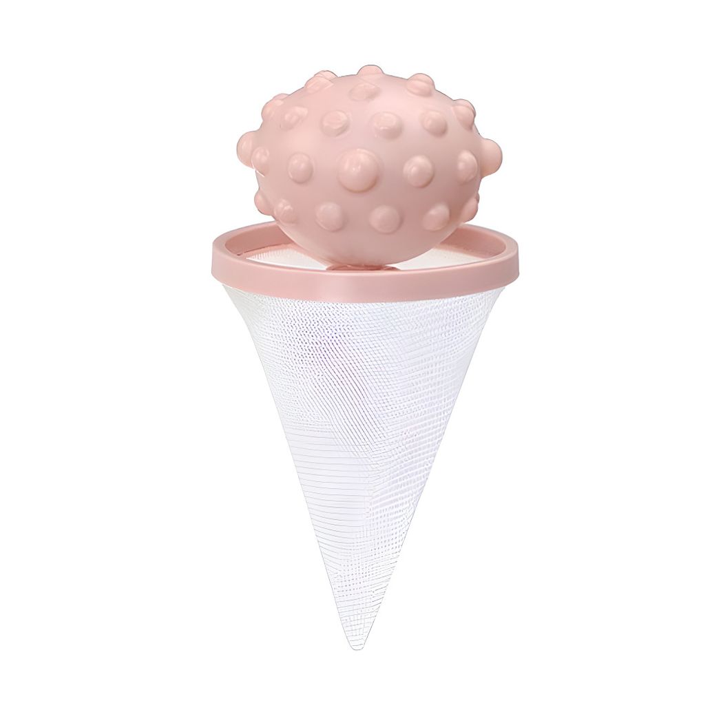 빨래 먼지 보푸라기 제거 세탁 거름망 핑크색