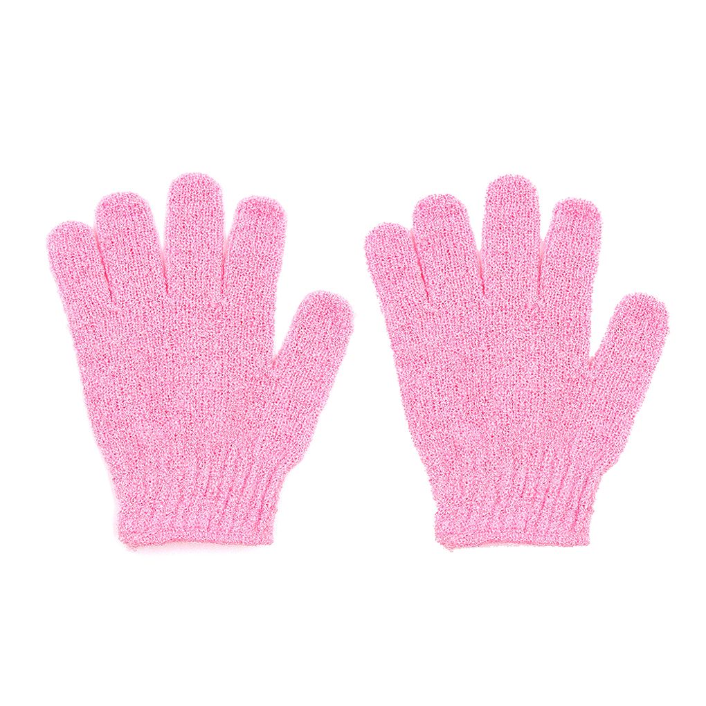 샤워 때장갑 목욕 때타올 핑크색 좌우한쌍