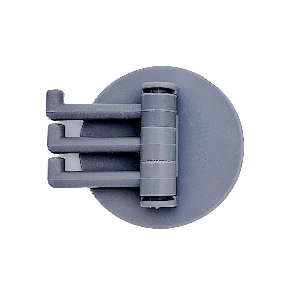 부착식 3단 방향 주방 욕실 소품 벽 후크걸이 그레이