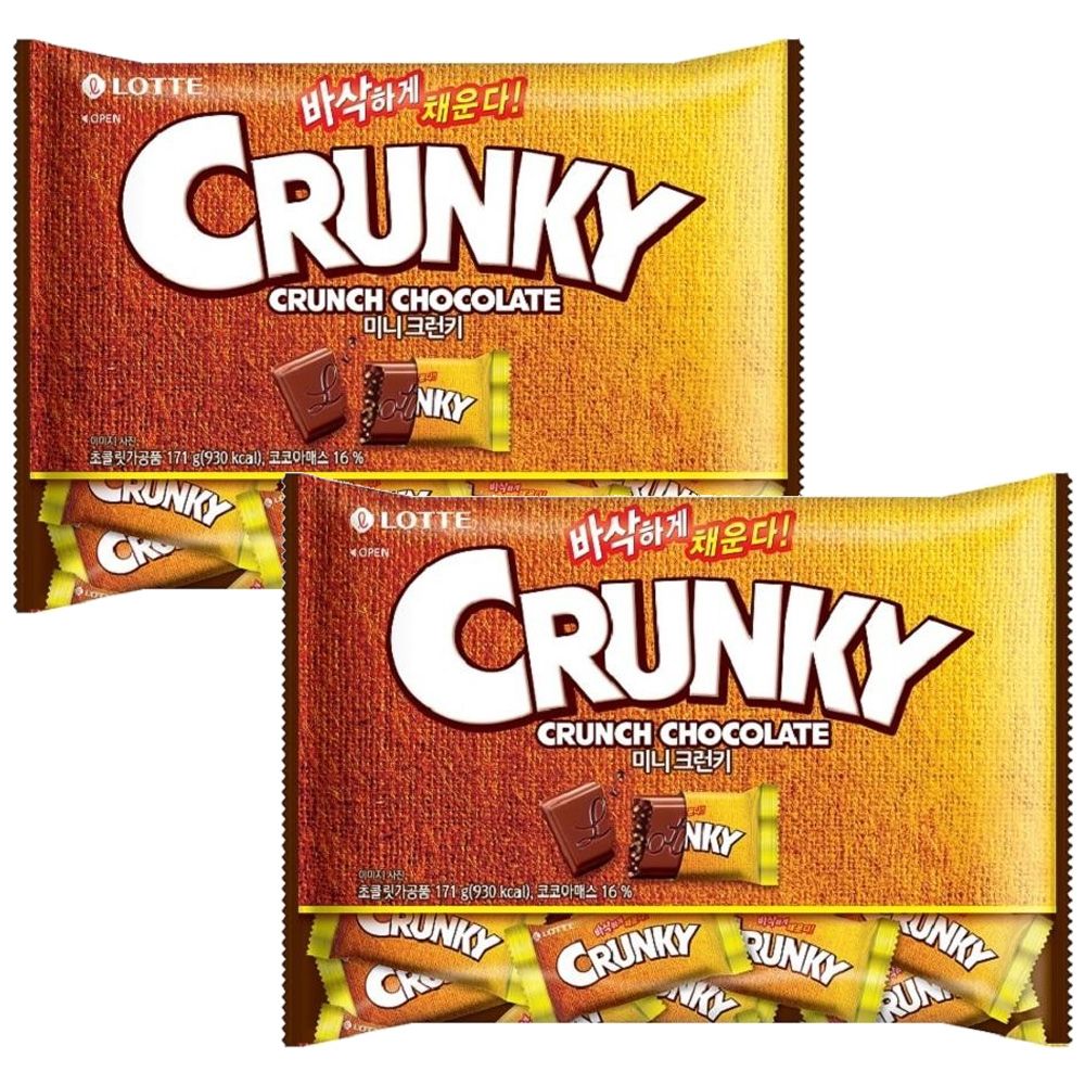 롯데 미니크런키 171g x 2개