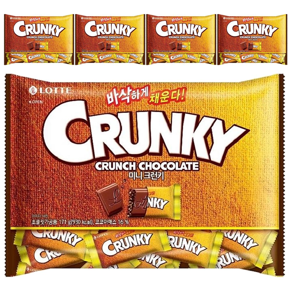 롯데 미니크런키 171g x 5개