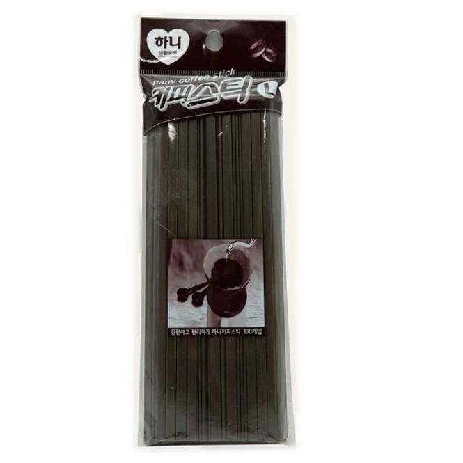 커피스틱 약18cm 100개입 큰컵 젓기용