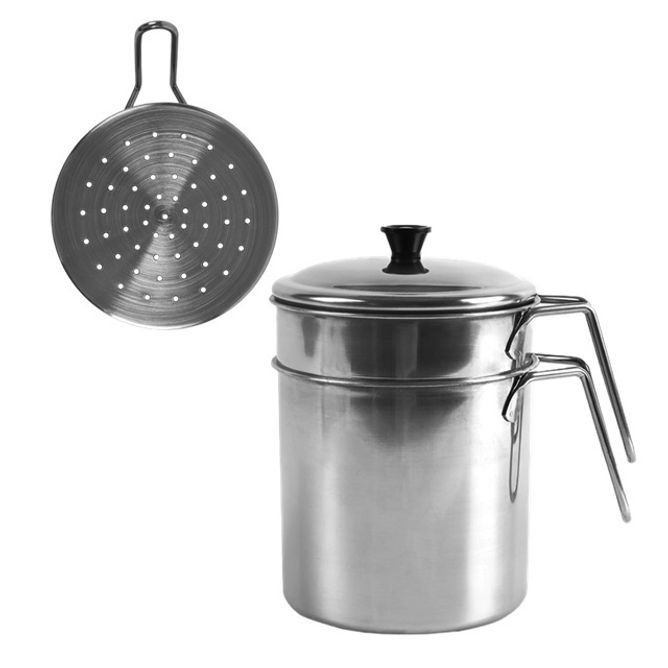 스텐 물빠짐 음식물 쓰레기통 2L 냄새 차단 싱크대 휴지통