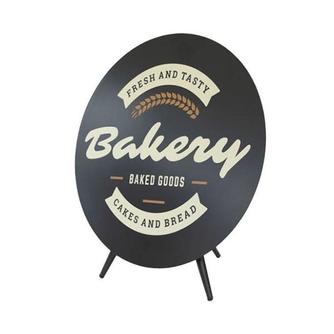 원형 입간판 카페 광고 모래주입 안내판 스틸 스탠드 인포 간판