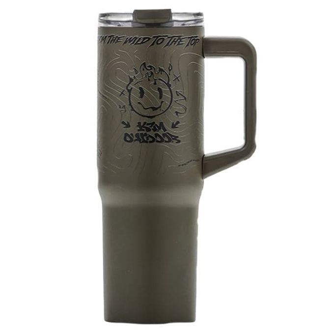 카즈미 텀블러 스텐 보냉병 보온병 캠핑 컵 물병 840ml 카키