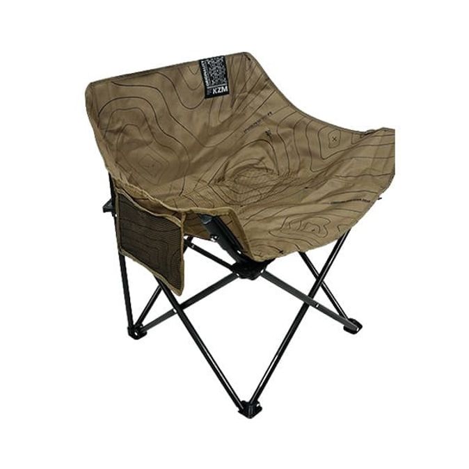 카즈미 캠핑 의자 야외 낚시 의자 컨투어네슬 캠핑체어 탄